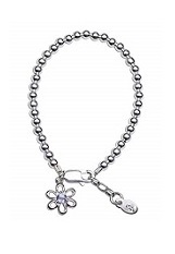 superb silver daisy charm infant charm bracelets